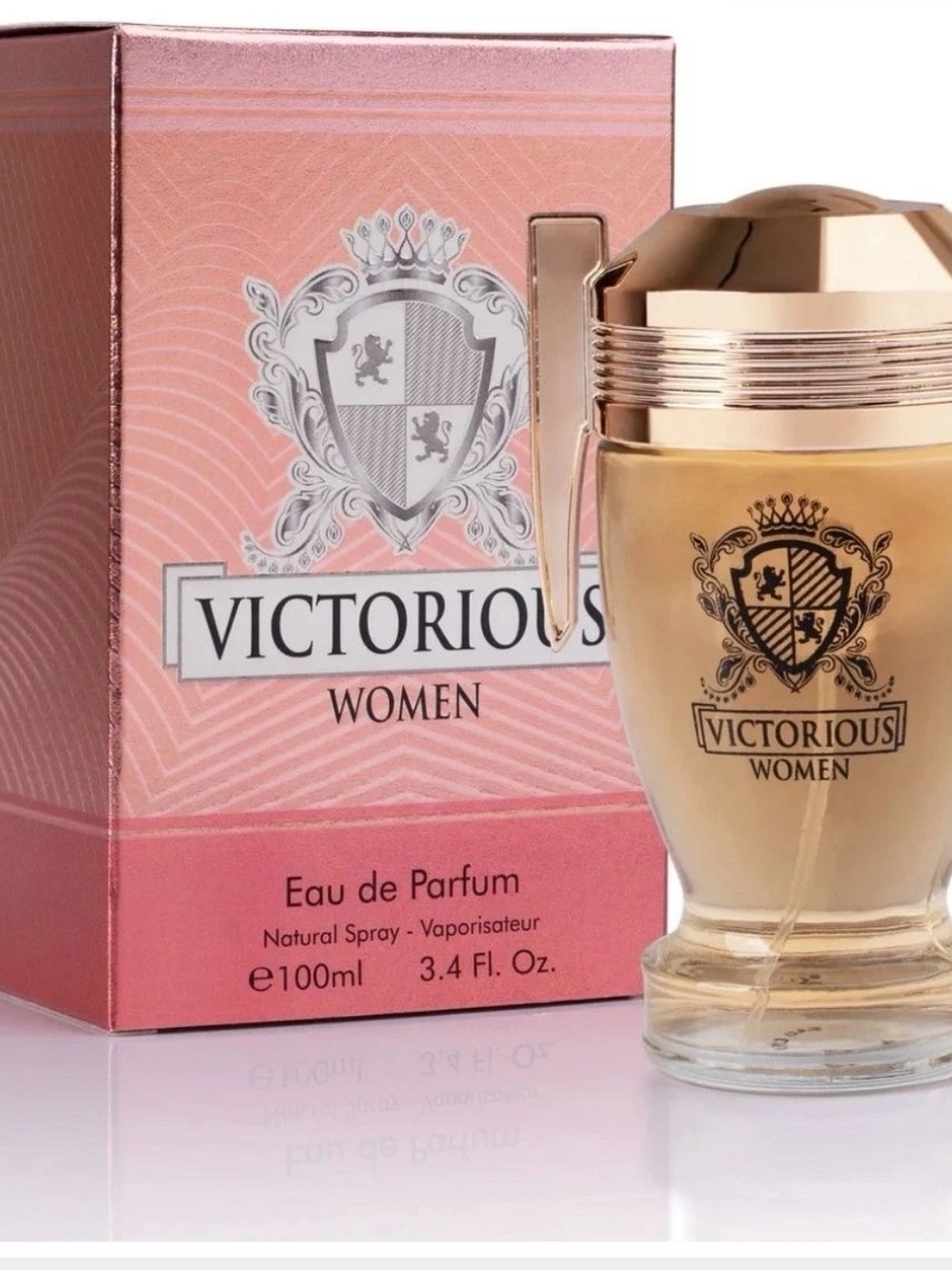Victorious Women Eau de Parfum - Pink & Gold Bottle